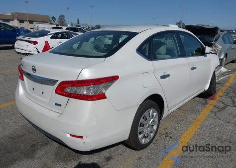 2014 Nissan Sentra z USA, uszkodzony, nr VIN 3N1RB7A99EL642519